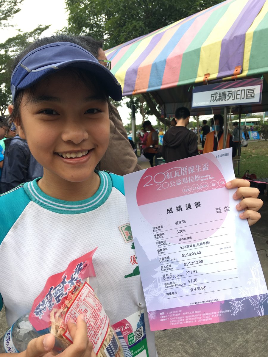 2020/12/20 Annie的人生第1場正式馬拉松~ 2020紅瓦厝保生盃 2020/12/20 Annie的人生第1場正式馬拉松~ 2020紅瓦厝保生盃